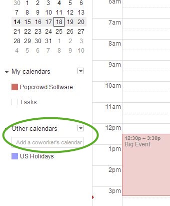 Integrating your PlaceFull calender into your Gmail calendar from your